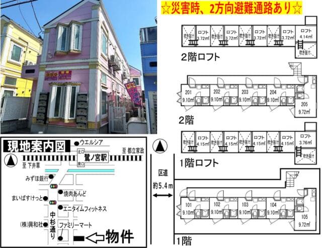 東京都中野区 一棟売りアパート